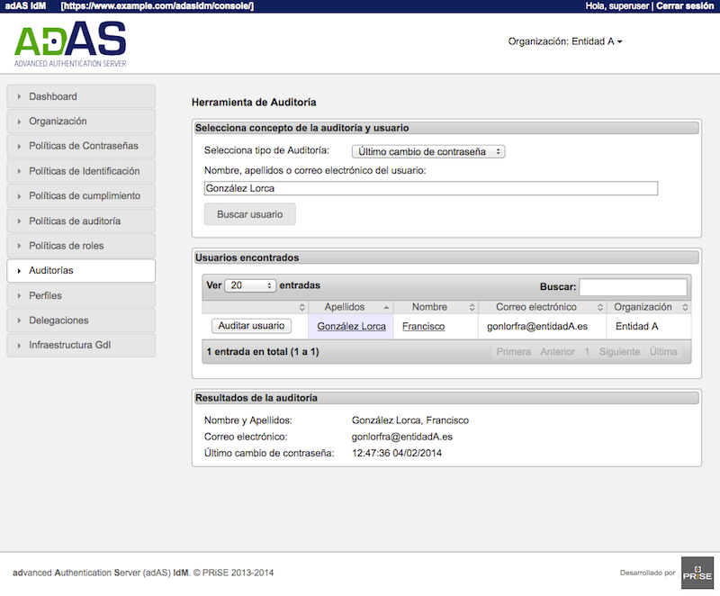 Herramienta de auditoría Herramienta de auditoría.