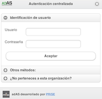 Interfaz para móvil de adAS.